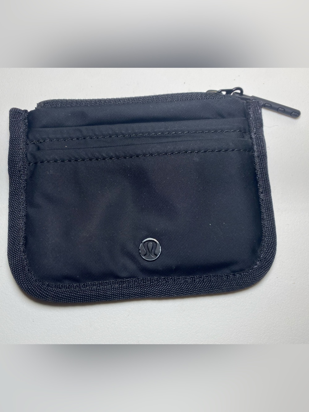 lululemon athletica Black Zip Card Wallet